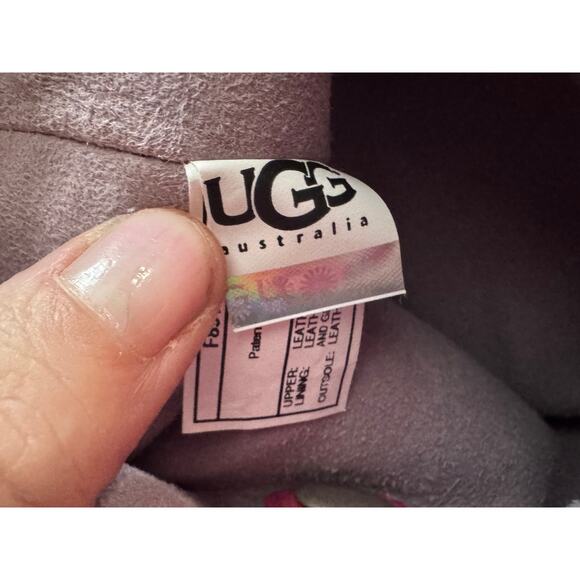 UGG Australia Red Suede Slouch Boots Highkoo - Women’s - US 6.5 - Picture 13 of 14